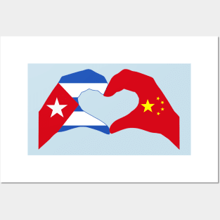 We Heart Cuba & China Patriot Flag Series Posters and Art